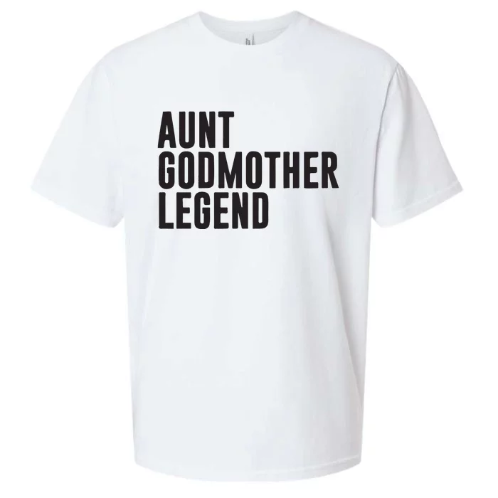 Aunt Godmother Legend Funny Godparent Sueded Cloud Jersey T-Shirt