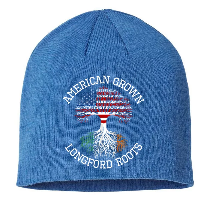 American Grown Longford Irish Roots Ireland Heritage Meaningful Gift 8 1/2in Sustainable Knit Beanie