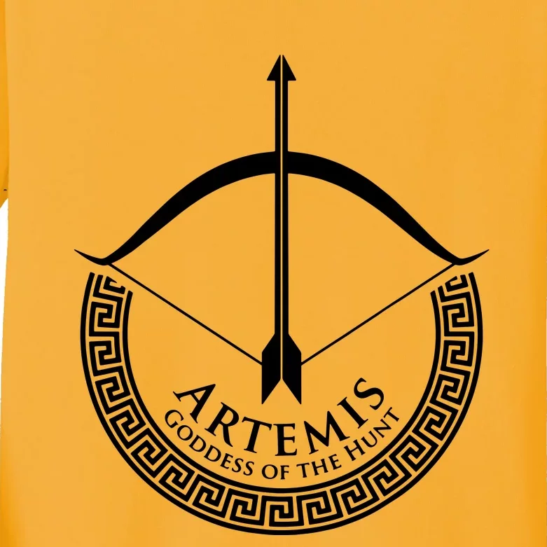 Ancient Greece Lovers Of Artemis Kids Long Sleeve Shirt