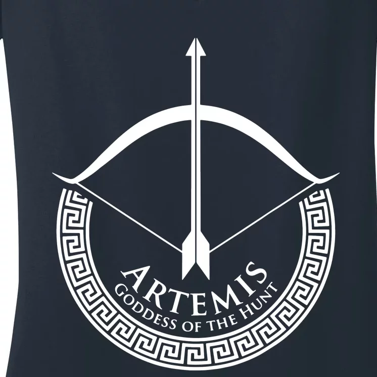 Ancient Greece Lovers Of Artemis Women's V-Neck T-Shirt