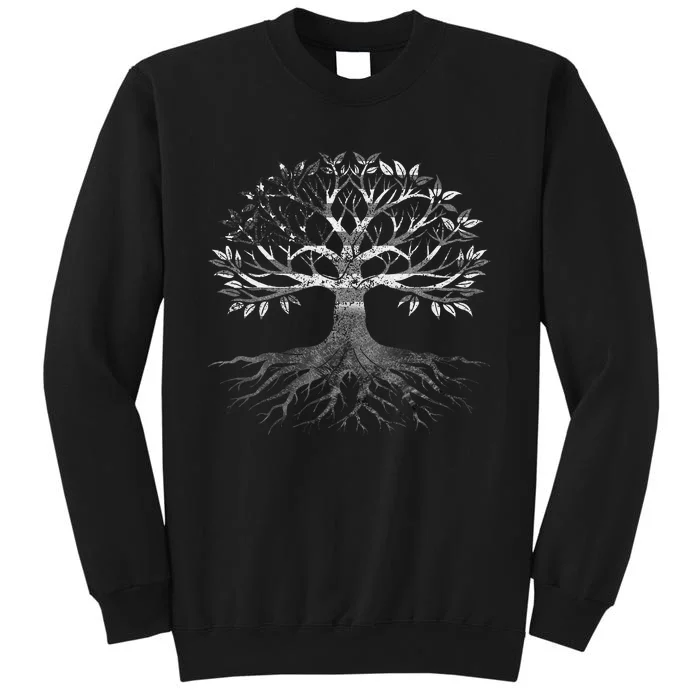 American Grown Moroccan Roots American Moroccan Tree Flags Sweatshirt