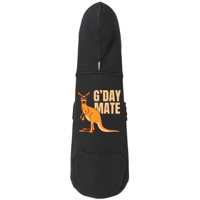 Australia G'Day Mate Shirt Funny Kangaroo Australian Symbol TShirt Doggie 3-End Fleece Hoodie