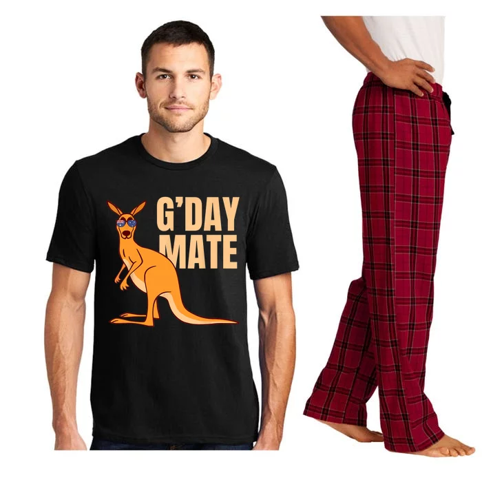 Australia G'Day Mate Shirt Funny Kangaroo Australian Symbol TShirt Pajama Set