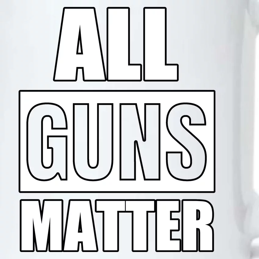 All Guns Matter Black Color Changing Mug