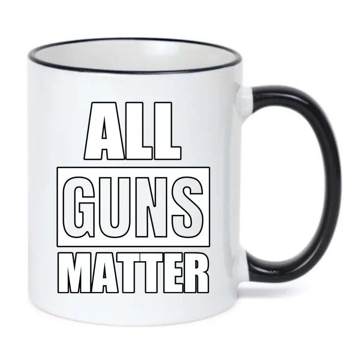 All Guns Matter Black Color Changing Mug