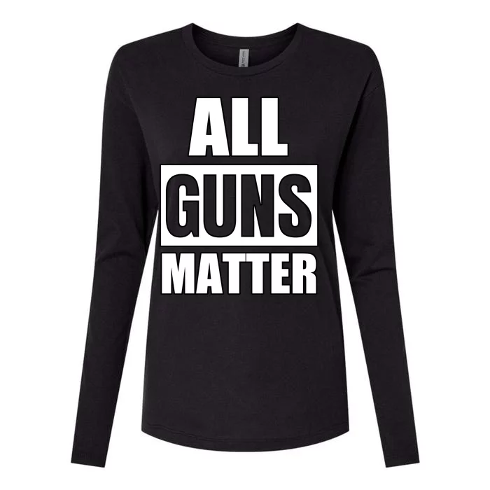 All Guns Matter Womens Cotton Relaxed Long Sleeve T-Shirt