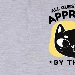 All Guests Must Be Approved By The Cat Funny Softstyle Adult Sport Polo