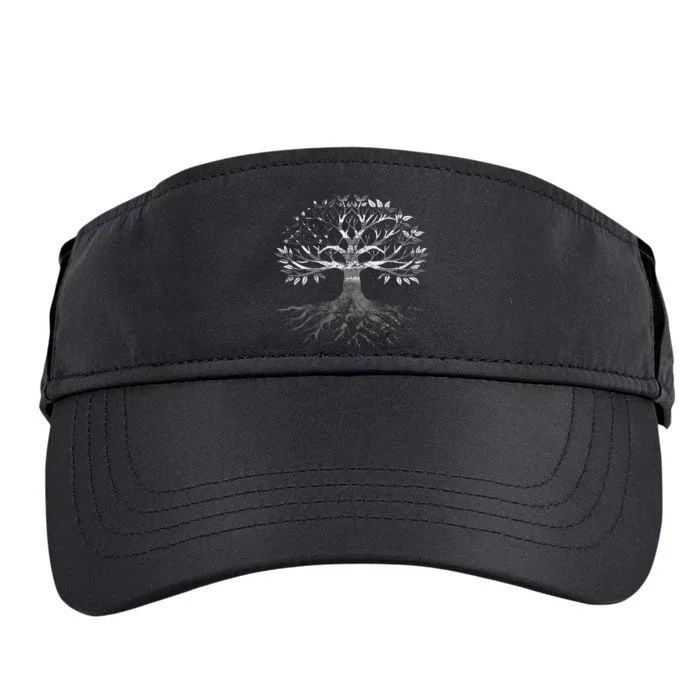 American Grown Moroccan Roots American Moroccan Tree Flags Adult Drive Performance Visor