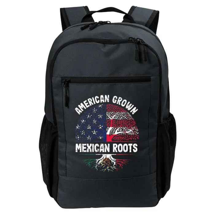 American Grown Mexican Roots USA Mexico Flag Heritage Pride Daily Commute Backpack