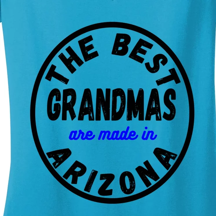 Arizona Grandma Mother's Day Funny Surprise Show Your Love Gift Women's V-Neck T-Shirt