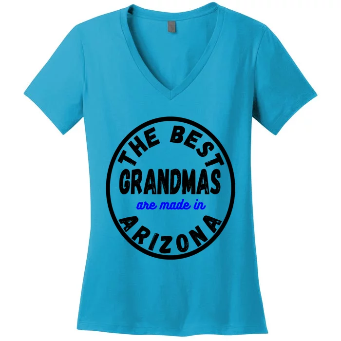 Arizona Grandma Mother's Day Funny Surprise Show Your Love Gift Women's V-Neck T-Shirt