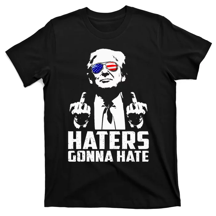 AntiTrump Gesture Middle Finger to Haters T-Shirt