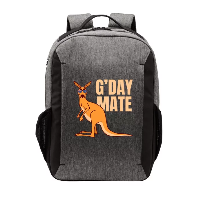 Australia G'day Mate Meaningful Gift Funny Kangaroo Australian Symbol Gift Vector Backpack