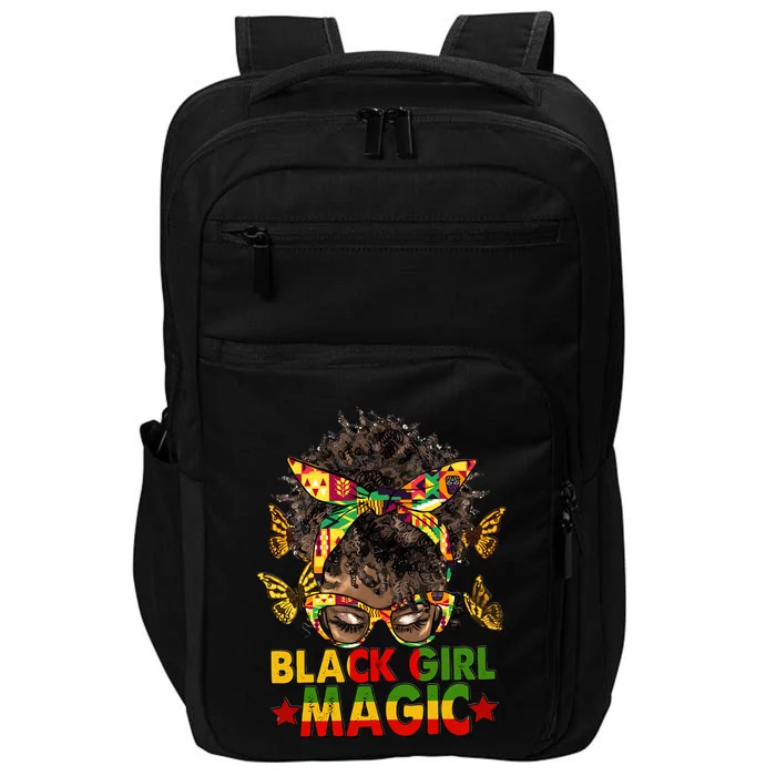 Afro Girl Magic Powerful Afro Afrocentric American Black History Month Impact Tech Backpack