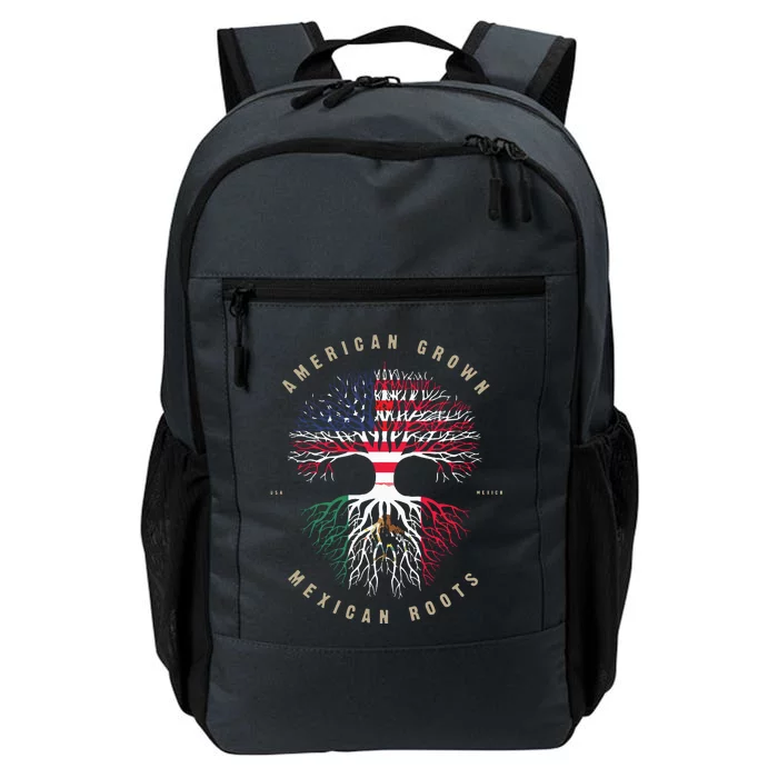 American Grown Mexican Roots Mexico Flag Daily Commute Backpack