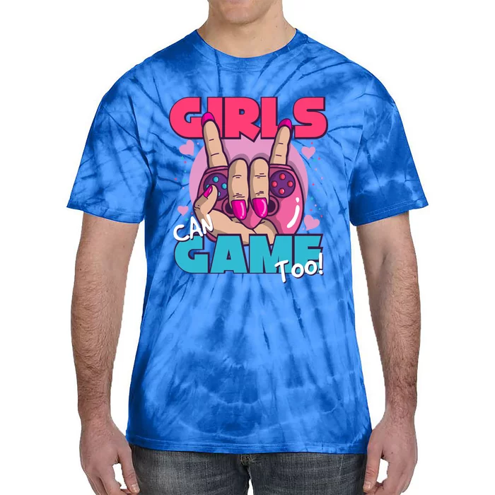 Anime Gaming Motif Can Game Too Gamer Gift Tie-Dye T-Shirt