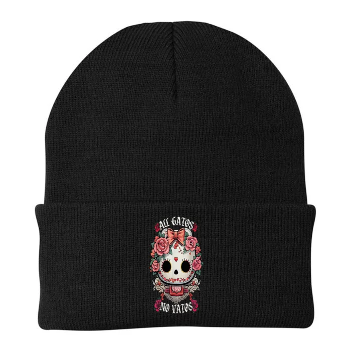 All Gatos No Vatos Chingona Knit Cap Winter Beanie