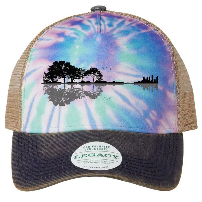 Acoustic Guitar Nature Forest Music Bass Guitarist Legacy Tie Dye Trucker Hat