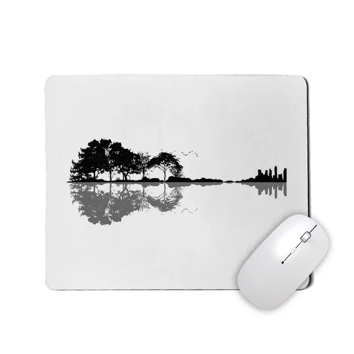 Acoustic Guitar Nature Forest Music Bass Guitarist Mousepad