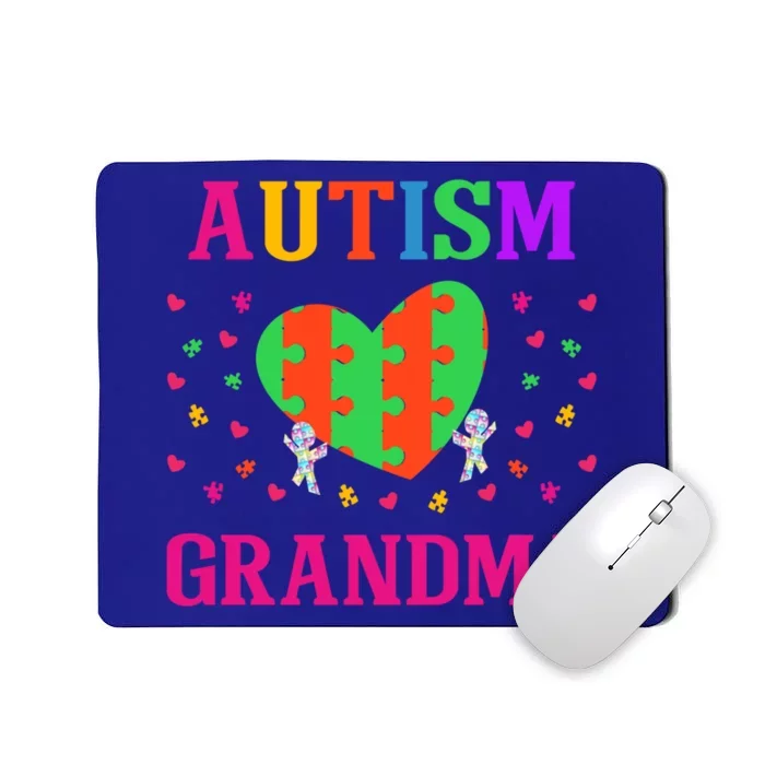 Autism Grandma Nana Mimi Grandmother Autistic Acceptance Cute Gift Mousepad