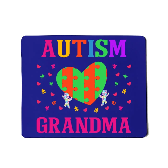 Autism Grandma Nana Mimi Grandmother Autistic Acceptance Cute Gift Mousepad