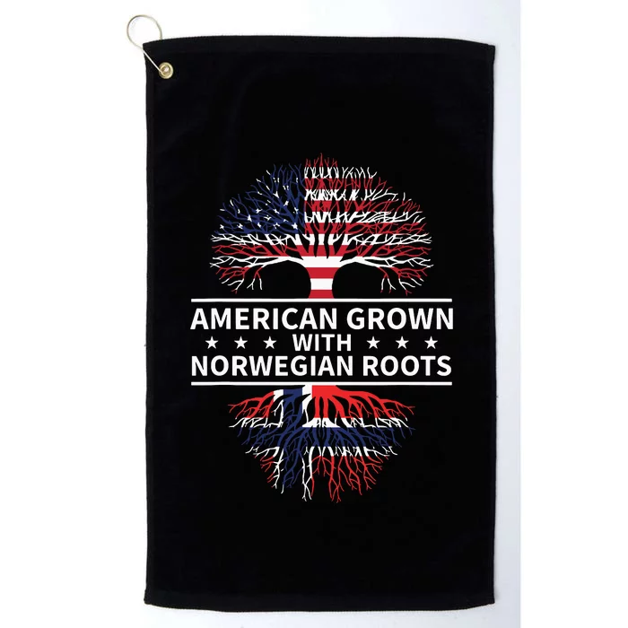 American Grown Norwegian Roots Gift Platinum Collection Golf Towel