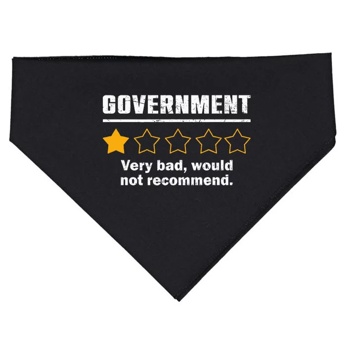 Anti Government One Star Rate Not Recommend USA-Made Doggie Bandana