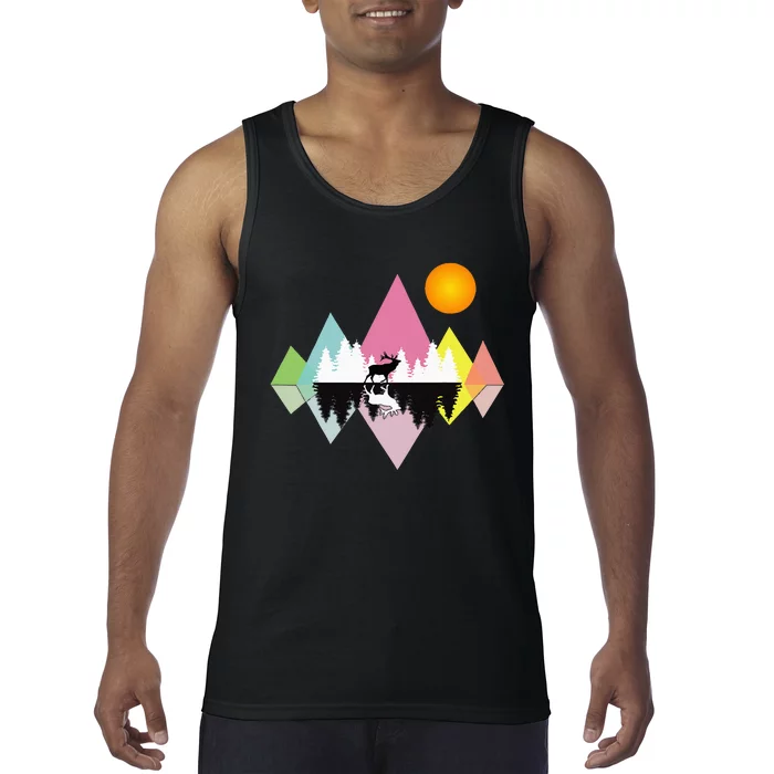 Awesome Geometric Outdoor Mountain Tank Top