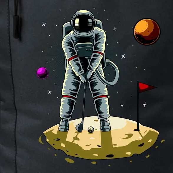 Astronaut Golfing On The Moon Funny Golf Lovers Daily Commute Backpack