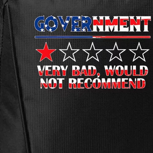 Anti Government One Star Rate Not Recommend City Backpack