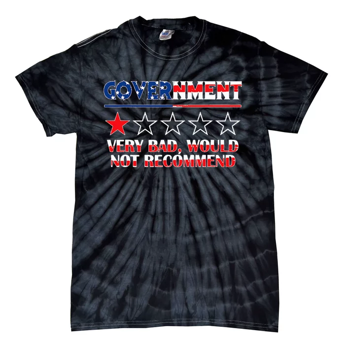 Anti Government One Star Rate Not Recommend Tie-Dye T-Shirt