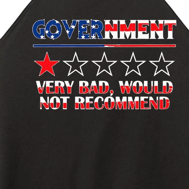 Anti Government One Star Rate Not Recommend Women’s Perfect Tri Rocker Tank