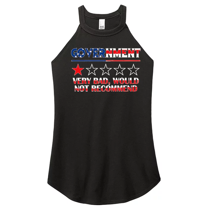 Anti Government One Star Rate Not Recommend Women’s Perfect Tri Rocker Tank