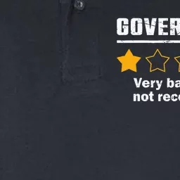 Anti Government One Star Rate Not Recommend Softstyle Adult Sport Polo