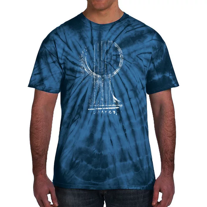 Acoustic Guitar Player Six String Classic Rock Roll Tie-Dye T-Shirt