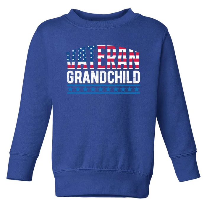 America Grand Patriotic Veterans Day Gift Toddler Sweatshirt