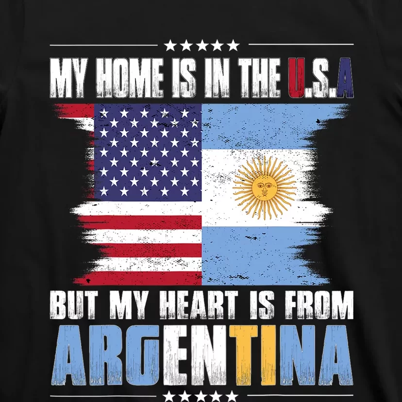 American Grown Patriot Argentinian American From Argentina T-Shirt