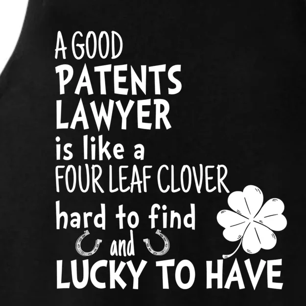 A Good Patents Lawyer Is Like A 4 Leaf Clover St Patricks Gift Ladies Tri-Blend Wicking Tank