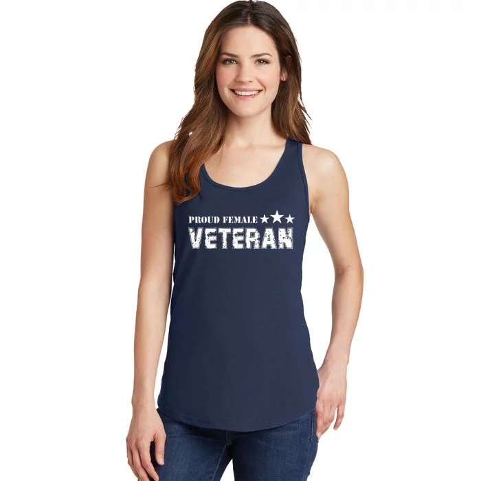 American Girl Proud Female Veteran Ladies Essential Tank