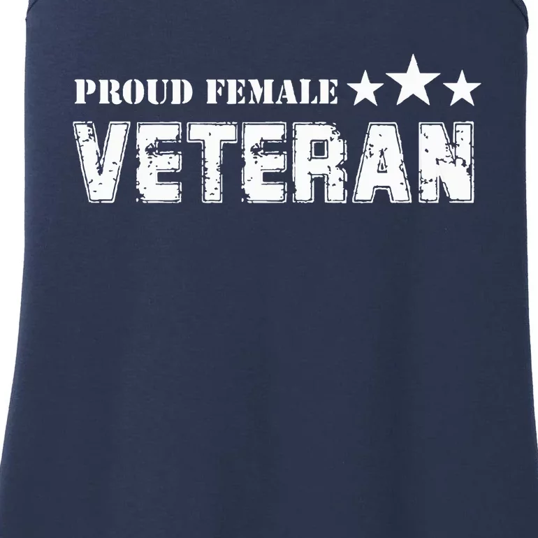 American Girl Proud Female Veteran Ladies Essential Tank