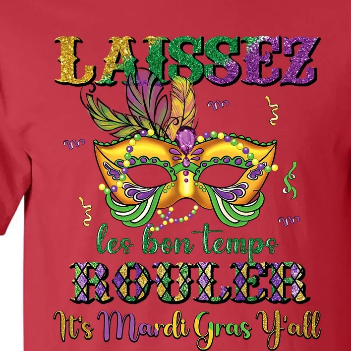 Ardi Gras Party Costume Funny Mardi Gras Tall T-Shirt