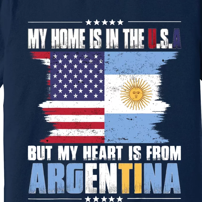 American Grown Patriot Argentinian American from Argentina Premium T-Shirt