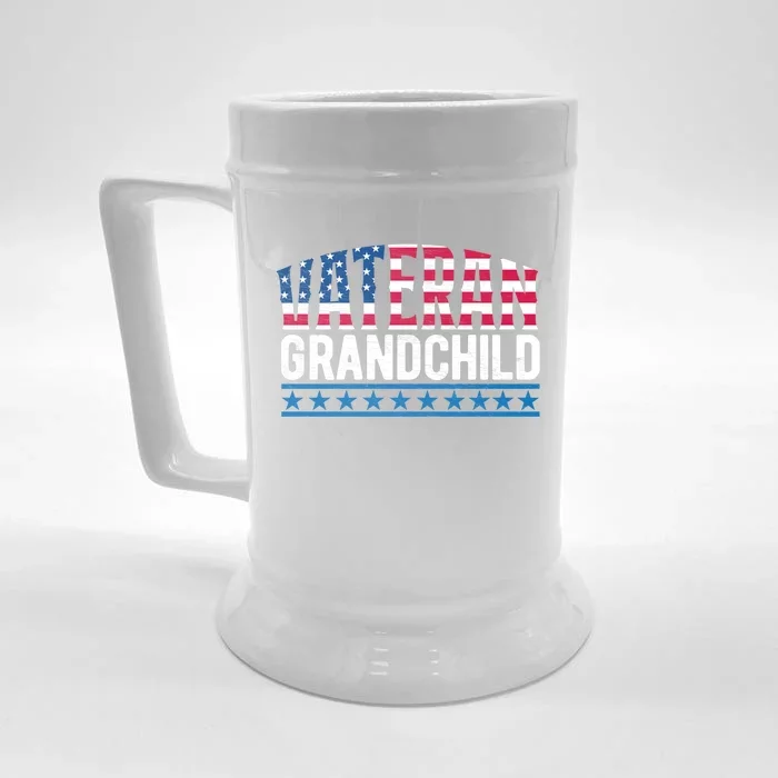 America Grand Patriotic Veterans Day Gift Front & Back Beer Stein