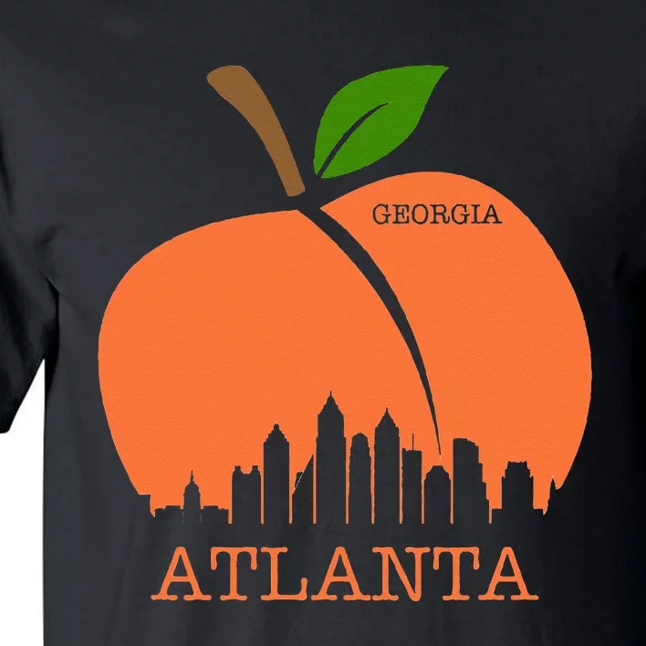 Atlanta Georgia Peach Skyline Tall T-Shirt