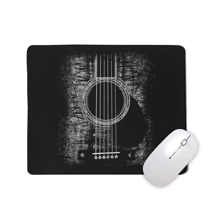 Acoustic Guitar Player Six String Classic Rock & Roll Mousepad