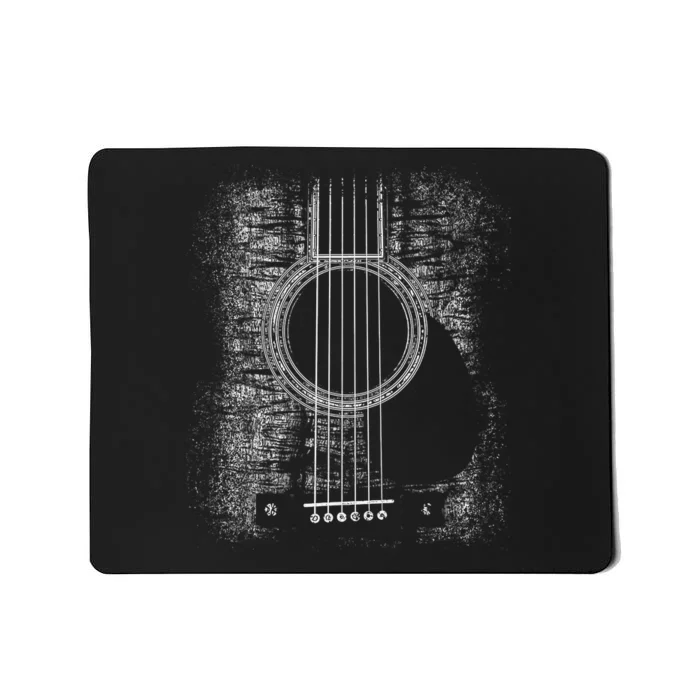 Acoustic Guitar Player Six String Classic Rock & Roll Mousepad