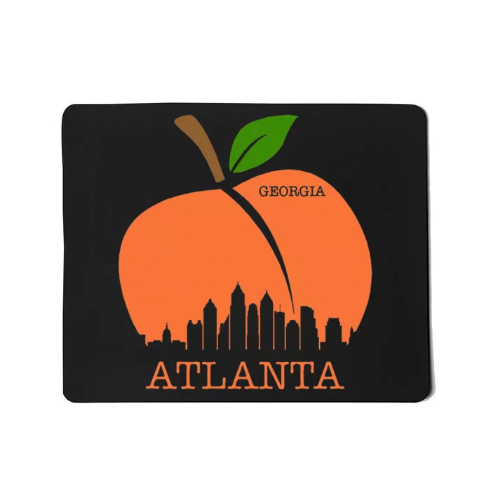 Atlanta Georgia Peach Skyline Mousepad