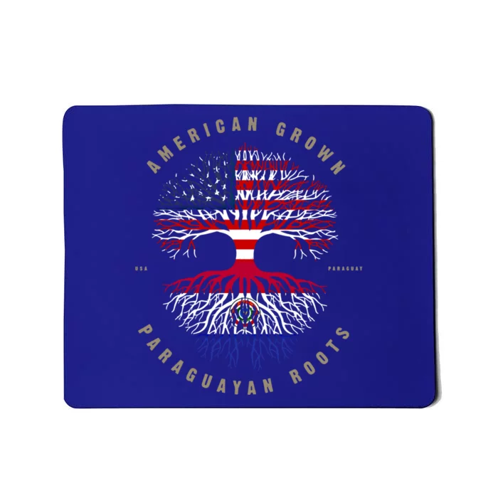 American Grown Paraguayan Roots Paraguay Flag Meaningful Gift Mousepad