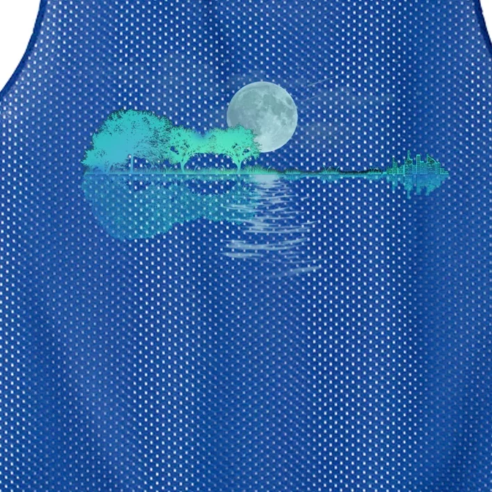 Acoustic Guitar Player Gift Birthday Christmas Gift Mesh Reversible Basketball Jersey Tank