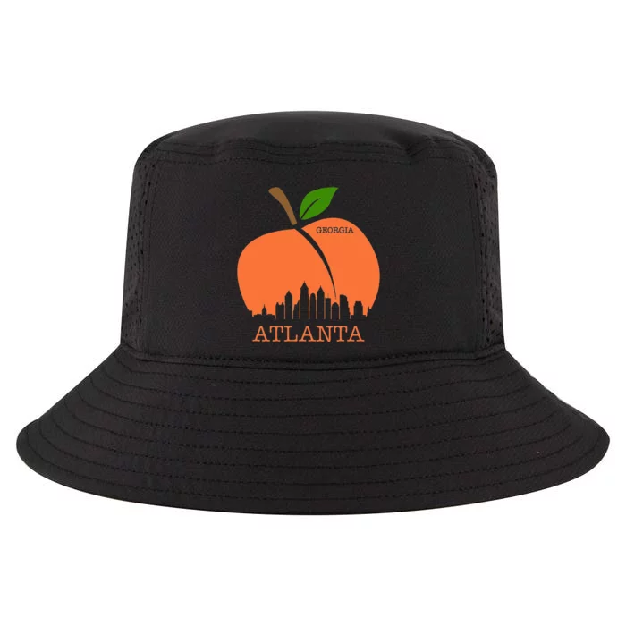 Atlanta Georgia Peach Skyline Cool Comfort Performance Bucket Hat